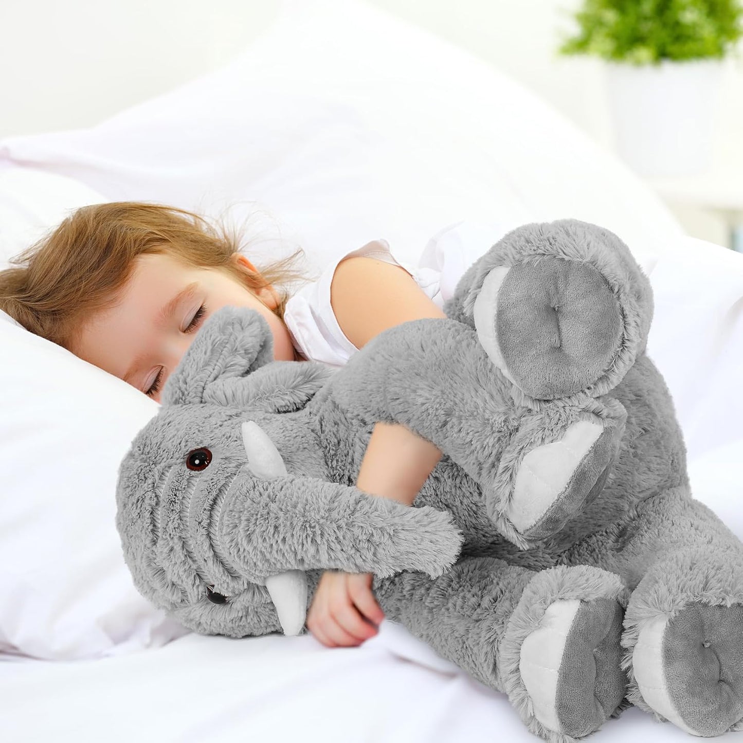 Weighted Stuffed Elephant (5lbs)