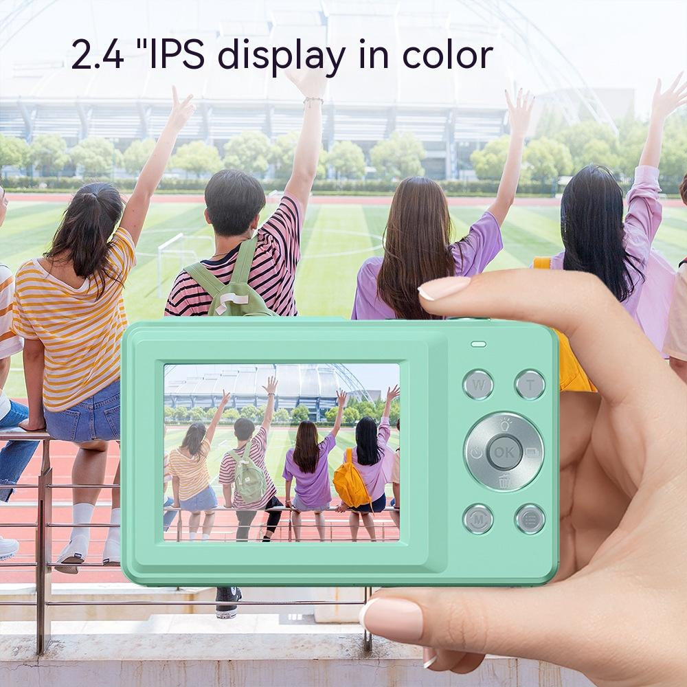 Children's HD Mini Digital Camera - Ideal Entry-Level Camera for Boys and Girls, Perfect Gift for Christmas and Birthdays