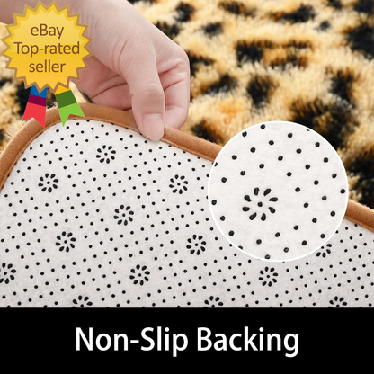 Fluffy Leopard Rug (72Lx48W)