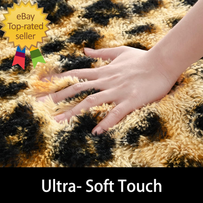 Fluffy Leopard Rug (72Lx48W)
