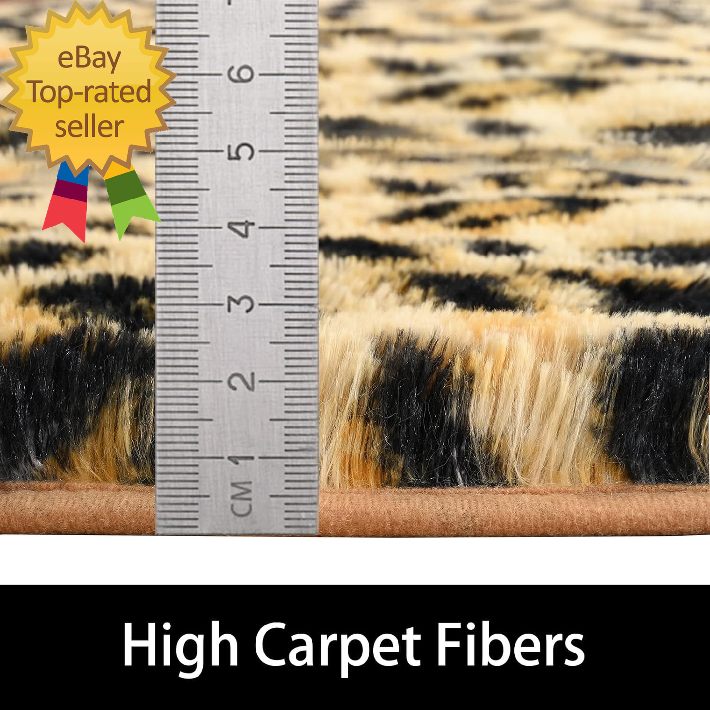 Fluffy Leopard Rug (72Lx48W)